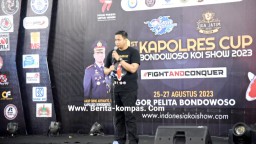 Perdana, Koi Show Bondowoso Kapolres Cup Di Gelar