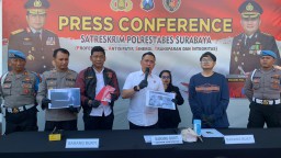 Lima Pelaku Pembobolan Gudang di Lebak Rejo Diamankan Satreskrim Polrestabes Surabaya