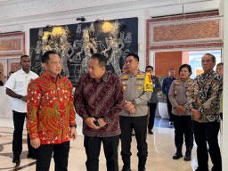 Kapolres Bandara Ngurah Rai Sambut Kedatangan Mendagri RI Tito Karnavian