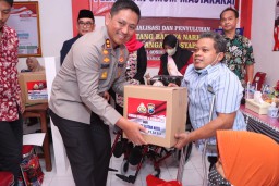 Polres Blitar Kota Gelar Baksos dan Pengobatan Gratis di Posko Kampung Tangguh Narkoba