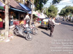 Patroli Rahayu Yang di Gelar Sat Samapta Polres Jembrana