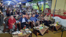 Semarak Wayang Kulit Bersih Desa Bolorejo Kauman Menyambut HUT RI ke 78 di Hadiri Bupati Tulungagung