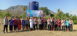 15 KK Desa Sumberkelampok Terbebas Dari Kekurangan Air Bersih Realisasi Sumur Bor Air Bersih Diresmikan