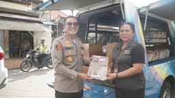 Polresta Denpasar dan Polsek Jajaran Gencar Mendorong Literasi di Wilayah Denpasar
