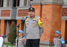 Pimpin Apel Pagi Wakapolda Bali Ingatkan Terkait Kedisiplinan kepada Personel