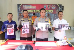 Polresta Sidoarjo Berhasil Amankan Terduga Pelaku Utama LPG Oplosan di Anggaswangi