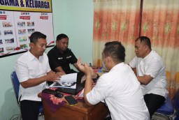 Asistensi Direktorat Narkoba Polda Jatim : Mantapkan Pelaksanaan Kampung Bebas Dari Narkoba Polres Nganjuk
