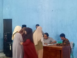 7 Desa Se'kecamatan Serempak Adakan Penyaluran BPNT dan PKH Tahap 3 Tahun 2023