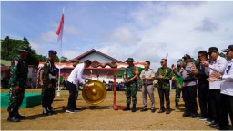 Bupati Kapuas Membuka Secara Resmi Kegiatan TMMD Imbangan ke-116