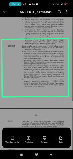 Redaksi BeritaKompas Akan Berkirim Surat Kepada Dirjen Gakkum Terkait Ijin PPKH PT Aksha Energi Indonesia