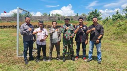 TNI AU Harry Hadisoemantri Gelar Latihan Menembak Eksibisi Bersama Bakamla, Basarnas,Awak Media