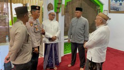 Kapolres Pasuruan Kota Sambang dan Koordinasi Persiapan Giat Haul KH Hamid di Pondok Pesantren Salafiah