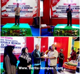 Malam Resepsi HUT RI ke 78 di Kecamatan Tegalampel Berlangsung Sangat Meriah