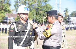 Apel Gelar Pasukan Operasi Zebra Semeru 2023 di Lakukan Oleh Polres Bondowoso