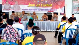 Melalui Jum' at Curhat, Polres Bondowoso Sosialisasikan Kampung Tangguh Bebas Narkoba di Desa Tegalampel
