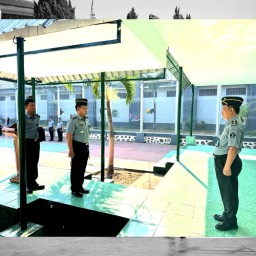 Upacara Memperingati Hari Kesaktian Pancasila, di Lapas Kelas I Malang