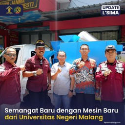 Bantuan Mesin Pengering dan Pencampur Produksi Pakan Ayam, di Lapas Kelas I Malang