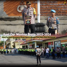 Netralitas Pilkada, Kabag Ops Polres Karangasem Pimpin Apel OMB