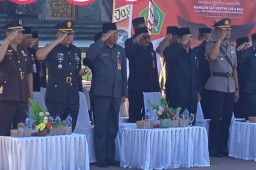 Upacara Hari Kesaktian Pancasila Yang Dilaksanakan di Taman Bung Karno Tabanan Dipimpin Langsung Komandan Kodim 1619/Tabanan