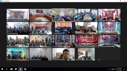 Kadivpas Gelar Rapat Bersama Seluruh UPT.PAS Se-Kaltimtara Melalui Zoom Meeting