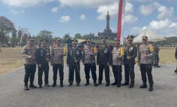 Sinergitas TNI - Polri, Kapolres Jembrana Hadiri Upacara HUT TNI ke-78