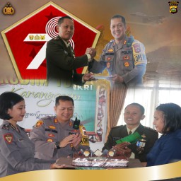 Surprise di HUT TNI ke-78 Diberikan Polres Karangasem