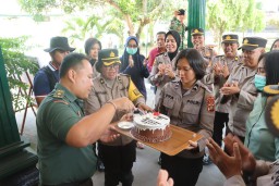 Polres Jembrana Serbu Kodim 1617 Jembrana dan Batalyon Mekanis 741/GN