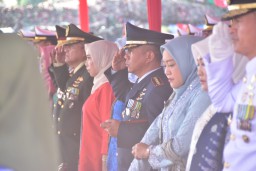Danlanud Muljono Hadiri Upacara HUT TNI ke-78