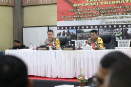 Kakorlantas Polri Bersama Kapolda Bali Laksanakan Tactical Floor Game (TFG) Dalam KTT Archipelagic and Island State Forum