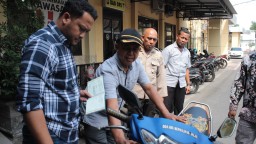 Polres Nganjuk Kembalikan Motor Kepada Pemilik, Terlacak Berkat Aplikasi “Ilmu Semeru” Polda Jatim