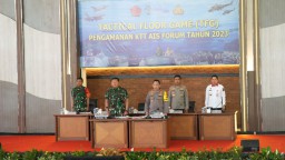 Kapolri dan Panglima TNI Hadiri Tactical Floor Game (TFG) dalam Rangka KTT- AIS FORUM 2023