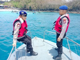 Polairud Patroli di Perairan Karangasem Terkait Pelaksanaan KTT AIS 2023