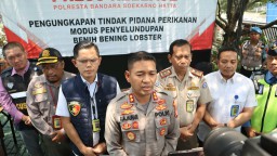 Polresta Bandara Soekarno-Hatta Berhasil Gagalkan Penyelundupan Benih Lobster Tujuan Singapura 