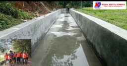 Olan Saproni Selaku Pelaksana Dalam Pekerjaan Rehabilitasi Jaringan Irigasi D.I Cisangu Desa Pasirjaksa Angkat Bicara