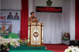 Bupati Kapuas Hulu dan Kepala Kantor Wilayah Kementrian Agama Provinsi Kalimantan Barat Launching Kampung Moderasi Beragama
