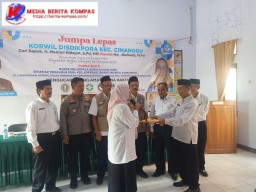 Jumpa Lepas Korwil Disdikpora Kecamatan Cimanggu dan Kecamatan Cibaliung