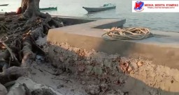 Disorot, Pembangunan Proyek Tangkis Laut di Sapeken Diduga Dikerjakan Asal asalan, Habiskan Rp 300 Juta