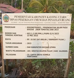 Pekerjaan Peningkatan Jalan Padu Banjar, di Duga Gelapkan Pajak MBLB Atas Pengunaan Cuary Tanah Ilegal