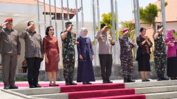 Kapolda Bali Antar Kepulangan Wakil Presiden Republik Indonesia