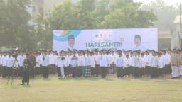Upacara Hari Santri Nasional, Kapolres Pasuruan Kota Beri Pesan Pentingnya Pendidikan Agama Bagi Masyarakat dan Negara