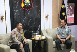 Kapolda Bali Terima Kunjungan Kemenkumham RI Kanwil Bali