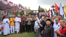 Polresta Denpasar Gelar Deklarasi Pemilu 2024 Damai dan Doa Bersama