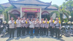 Polsek Densel Nerima Kunjungan Tim Supervisi dan Asistensi Dit Binmas Polda Bali