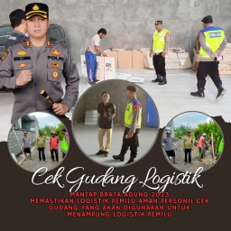Polres Karangasem Pengawasan Terhadap Barang Logistik Pemilu Milik KPUD