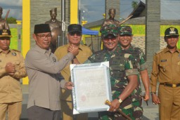 Pangdam XII/Tpr Resmikan Monumen Kota Juang Ketapang