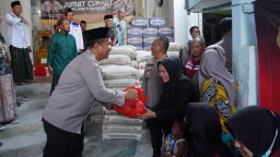 Gelar Jumat Curhat Polresta Sidoarjo Bantu Pembangunan Masjid Al Mubarokah