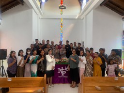 Polda Bali Gelar Minggu Kasih di Greja Al Sadae