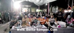 Pecah..! Ribuan Warga Tumpah Ruah di Makoramil 03 Tegalampel Guna Saksikan Malam Puncak HUT TNI ke 78