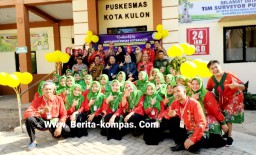 Babinsa Kota Kulon Dampingi Tim FKTP Tingkat Pertama Kemenkes RI Lakukan Penilaian Akreditasi di Puskesmas Kota Kulon