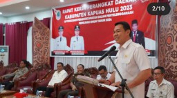 Bupati Kapuas Hulu Hadiri Rapat Kerja Perangkat Daerah Kabupaten Kapuas Hulu